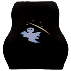 Ghost Night Night Sky Small Sweet Car Seat Velour Cushion  by Amaryn4rt