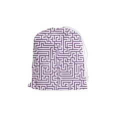 Maze Lost Confusing Puzzle Drawstring Pouch (medium) by Amaryn4rt