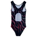 Pattern Design Abstract Background Kids  Cut-Out Back One Piece Swimsuit View2