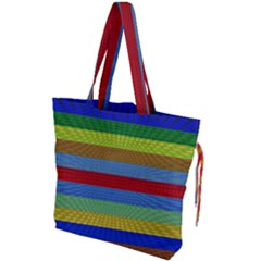 Pattern Background Drawstring Tote Bag by Amaryn4rt