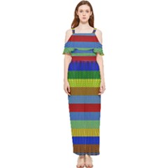Pattern Background Draped Sleeveless Chiffon Jumpsuit by Amaryn4rt