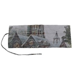 Santa Claus Nicholas Roll Up Canvas Pencil Holder (s) by Amaryn4rt