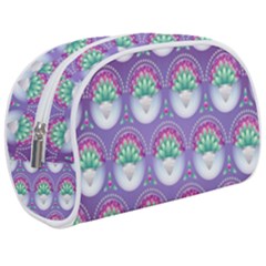 Background Floral Pattern Purple Make Up Case (medium) by Amaryn4rt