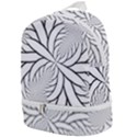 Fractal Symmetry Pattern Network Zip Bottom Backpack View1