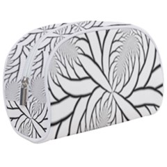 Fractal Symmetry Pattern Network Make Up Case (medium) by Amaryn4rt