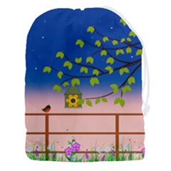 Vector Graphic Illustration Wallpaper Drawstring Pouch (3xl) by Sarkoni