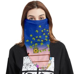 Vector Graphic Illustration Wallpaper Face Covering Bandana (triangle) by Sarkoni