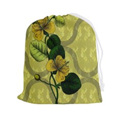 Flower Blossom Drawstring Pouch (2xl) by Sarkoni