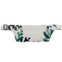 Leaves Plants Foliage Border Active Waist Bag by Sarkoni