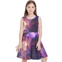 Cloud Heaven Storm Chaos Purple Kids  Skater Dress View1