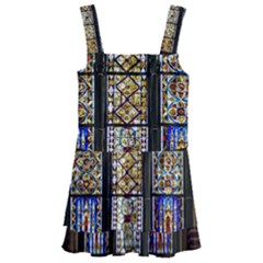 Stained Glass Window Old Antique Kids  Layered Skirt Swimsuit by Sarkoni