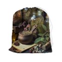 Apothecary Old Herbs Natural Drawstring Pouch (2XL) View1