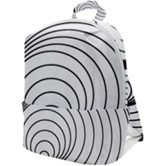 Spiral Eddy Route Symbol Bent Zip Up Backpack by Amaryn4rt