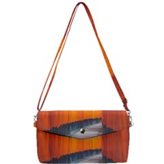 Architecture Art Bright Color Removable Strap Clutch Bag by Amaryn4rt