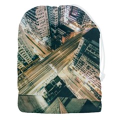 Architecture Buildings City Drawstring Pouch (3xl) by Amaryn4rt