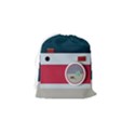 Camera Vector Illustration Drawstring Pouch (Small) View2