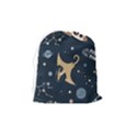 Space Theme Art Pattern Design Wallpaper Drawstring Pouch (Medium) View2