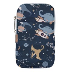 Space Theme Art Pattern Design Wallpaper Waist Pouch (small) by Proyonanggan