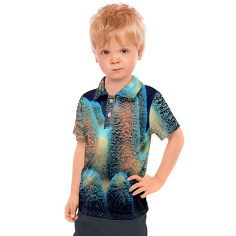 Photo Coral Great Scleractinia Kids  Polo T-shirt by Pakjumat