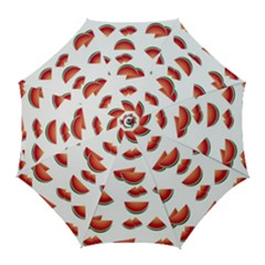 Summer Watermelon Pattern Golf Umbrellas by Dutashop