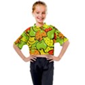 Fruit Food Wallpaper Kids Mock Neck T-Shirt View1