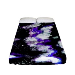 Abstract Canvas Acrylic Digital Design Fitted Sheet (full/ Double Size) by Amaryn4rt