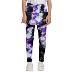 Abstract Canvas Acrylic Digital Design Kids  Skirted Pants by Amaryn4rt
