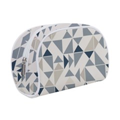 Geometric Triangle Modern Mosaic Make Up Case (small) by Amaryn4rt