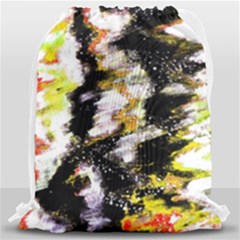 Canvas Acrylic Digital Design Art Drawstring Bag (large) by Amaryn4rt