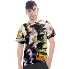 Canvas Acrylic Digital Design Art Men s Sport Top by Amaryn4rt