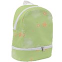 Aniseed Green Vintage Background Zip Bottom Backpack View2