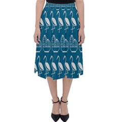Pattern Background Art Wallpaper Classic Midi Skirt by Ravend
