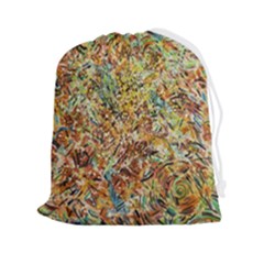 Art Modern Painting Acrylic Canvas Drawstring Pouch (2xl) by Amaryn4rt