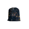 Photo Of Buildings During Nighttime Drawstring Pouch (Small) View1