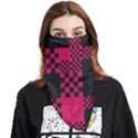 Cube Square Block Shape Creative Face Covering Bandana (Triangle) View1
