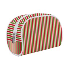 Pattern Background Red White Green Make Up Case (small) by Amaryn4rt