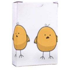 Chick Easter Cute Fun Spring Playing Cards Single Design (rectangle) With Custom Box by Ndabl3x