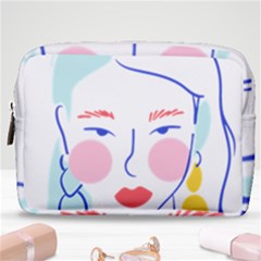 Art Womens Lovers Make Up Pouch (medium) by Ndabl3x