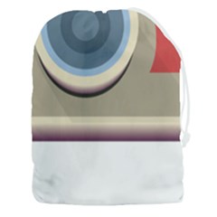 Photo Camera Machine Colorful Art Drawstring Pouch (3xl) by Ndabl3x
