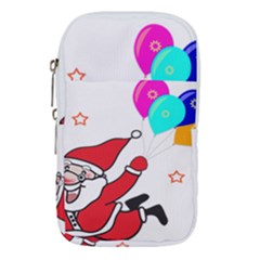 Nicholas Santa Claus Balloons Stars Waist Pouch (small) by Ndabl3x