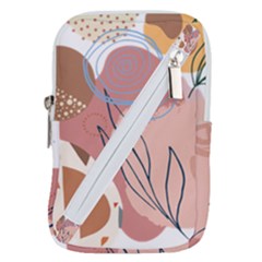 Abstract Circles Art Design Belt Pouch Bag (small) by Ndabl3x