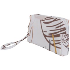 Abstract Hand Vine Lines Drawing Wristlet Pouch Bag (small) by Ndabl3x