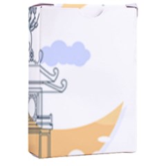 Poster Map Flag Lotus Boat Ha Noi Vietnam Playing Cards Single Design (rectangle) With Custom Box by Grandong