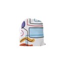 Sketch Line Art Doodles Design Drawstring Pouch (XS) View2