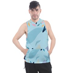Leaves Nature Background Plants Men s Sleeveless Hoodie by Grandong