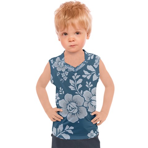 Flowers Design Floral Pattern Kids  Sport Tank Top by Grandong