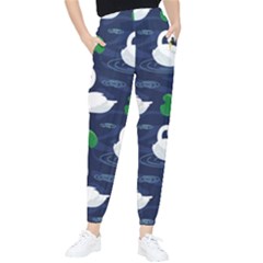 Swan-pattern-elegant-design Women s Tapered Pants by Proyonanggan