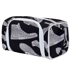 Pattern Shiny Shoes Toiletries Pouch by Ndabl3x