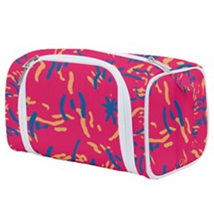 Pattern Booty Faces Toiletries Pouch by Ndabl3x
