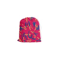 Pattern Booty Faces Drawstring Pouch (xs) by Ndabl3x